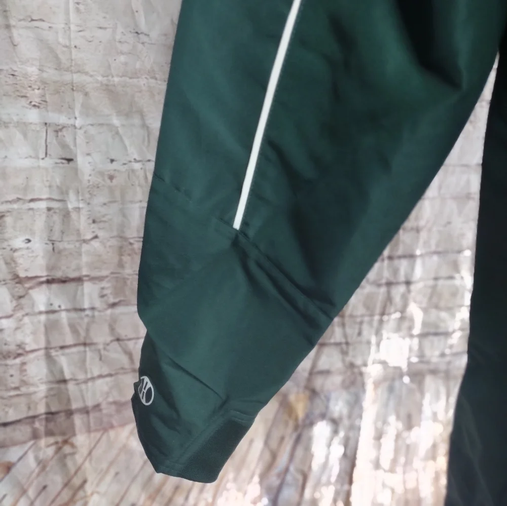 Holloway Windbreaker Jacket zip light breathable mesh lining green S Small NWOT